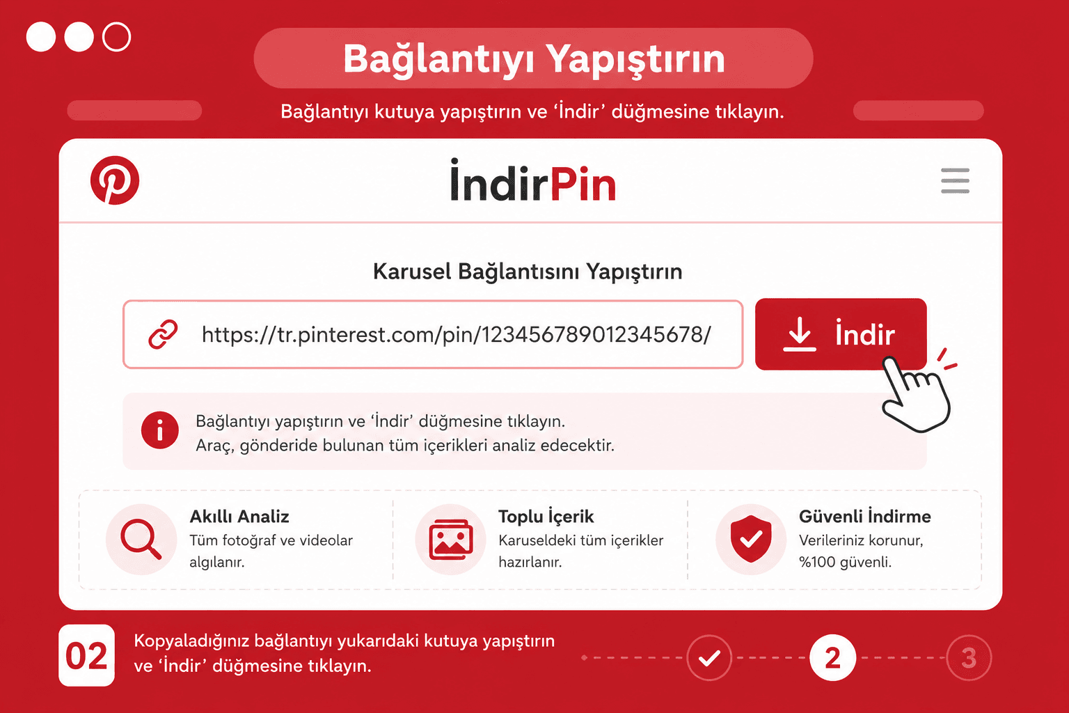 Bağlantıyı Yapıştırın